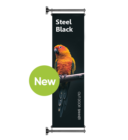 Bannerhalter Steel Black Bannerhalter Steel Black